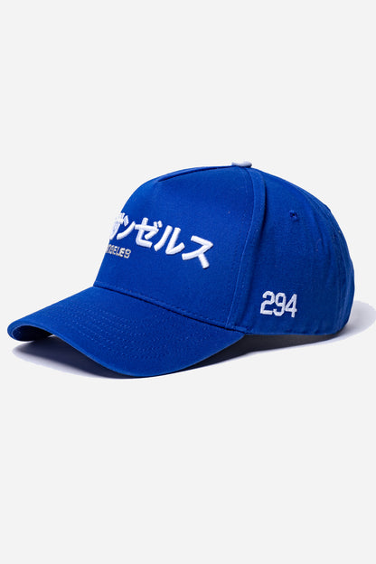 Los Angeles Kanji Japan A-Frame Snapback | Royal Blue