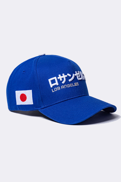 Los Angeles Kanji Japan A-Frame Snapback | Royal Blue