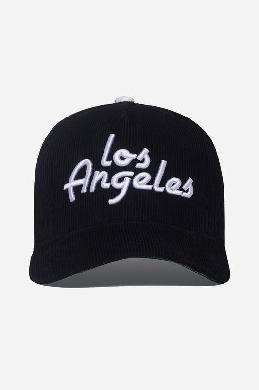 Los Angeles Corduroy Snapback | Black