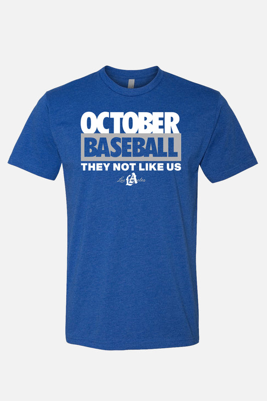 October Baseball Royal Tee