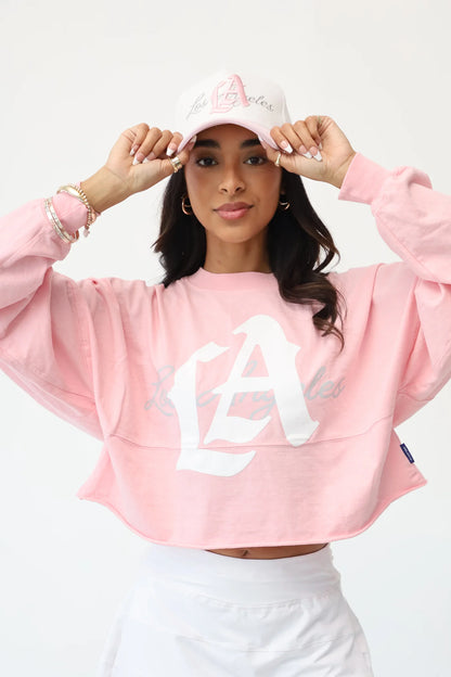 LA Logo | Crop Top Spirit Jersey