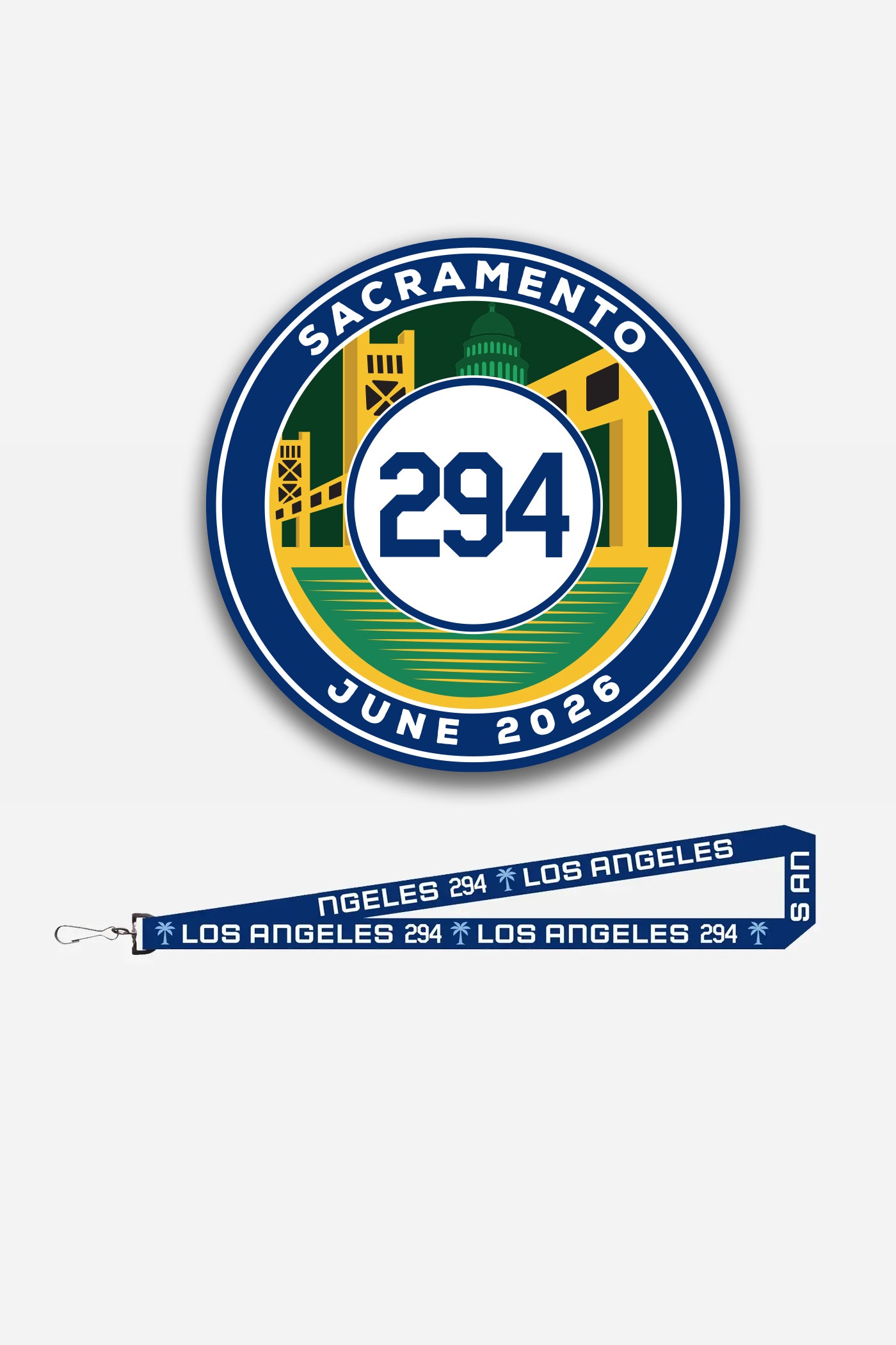 2026 Commemorative Takeover Patches + Lanyard