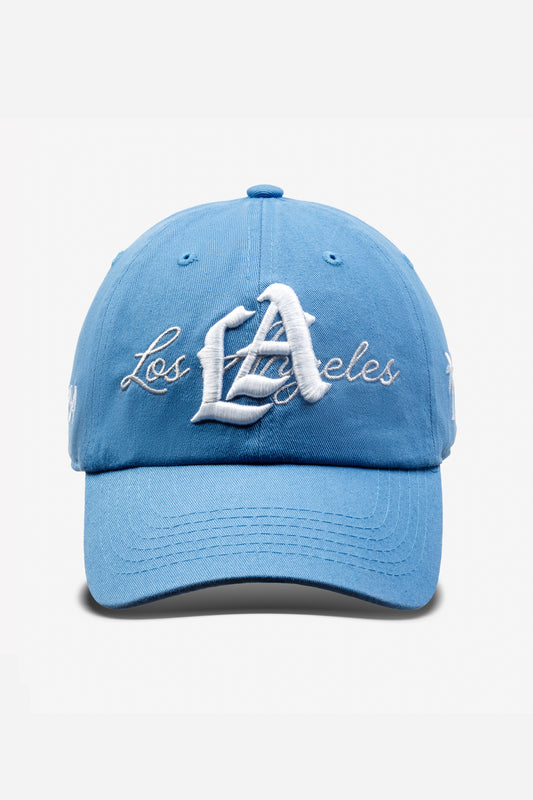 LA Logo Dad Hat | Sky Blue