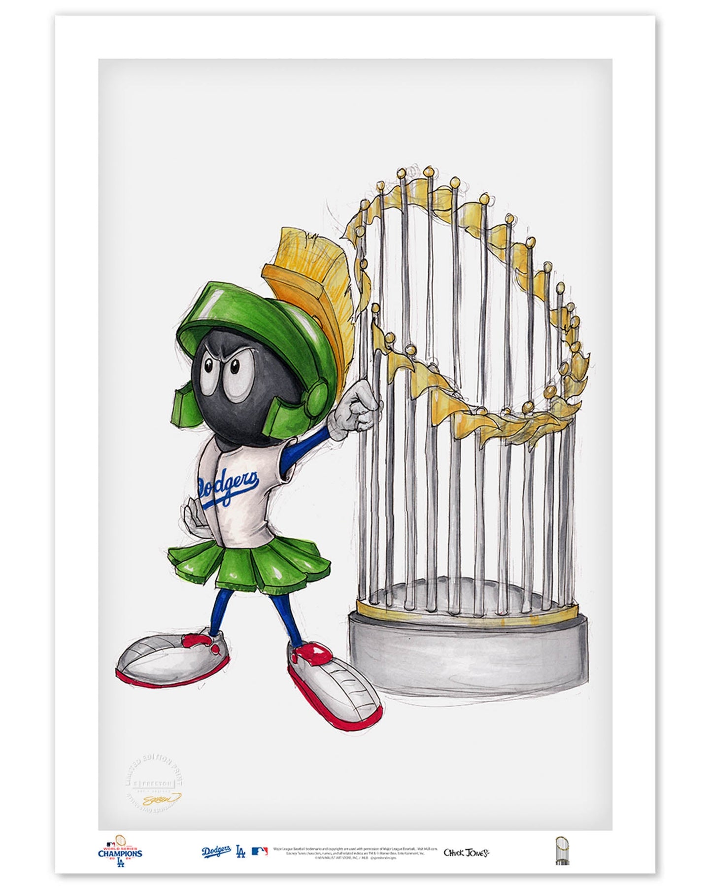 World Series Marvin The Martian 2024 Limited Edition Art Print