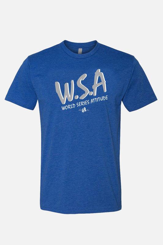 World Series Attitude Royal Blue Tee
