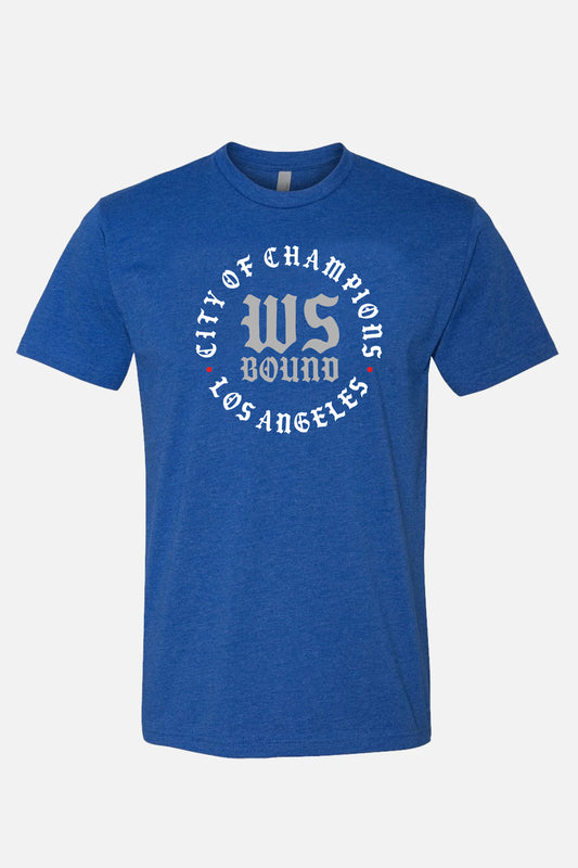 World Series Bound City of Champions Royal Blue Tee