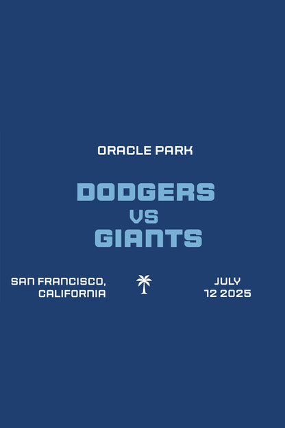 Dodgers vs Giants Takeover - July 12