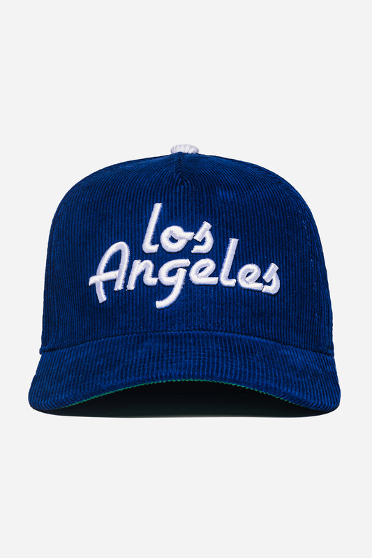 Los Angeles Corduroy Snapback | Royal Blue