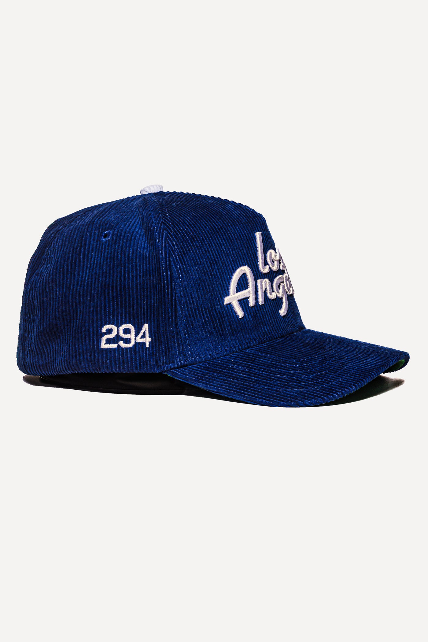 Rare vintage Los Angeles offers Times Blue Corduroy Snapback Baseball Hat